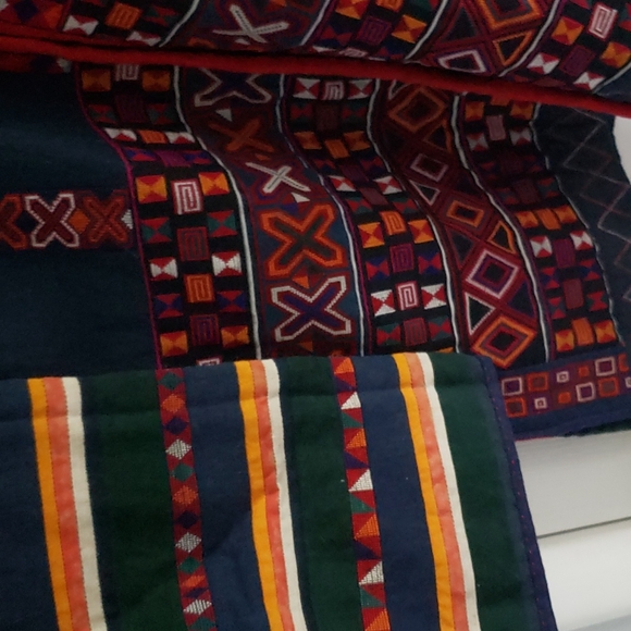 Ethnic embroidered handmade jacket Indigo free size - Picture 5 of 6